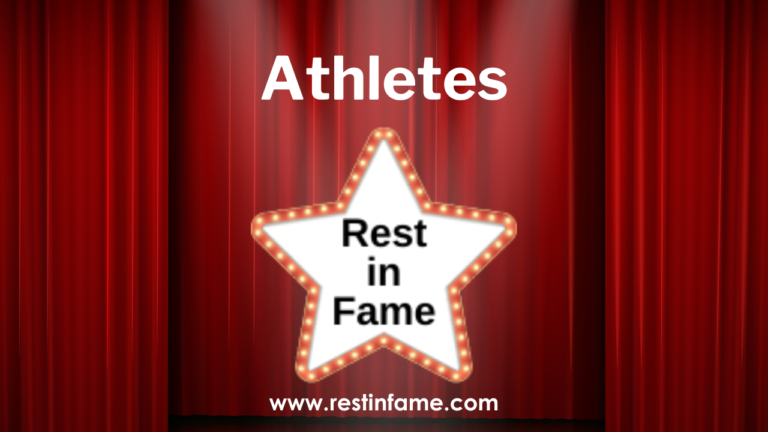Athletes who died