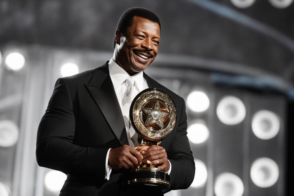 Carl Weathers receiving an award, carl weathers death
